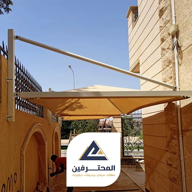 مظلات حديد وقماش في جدة