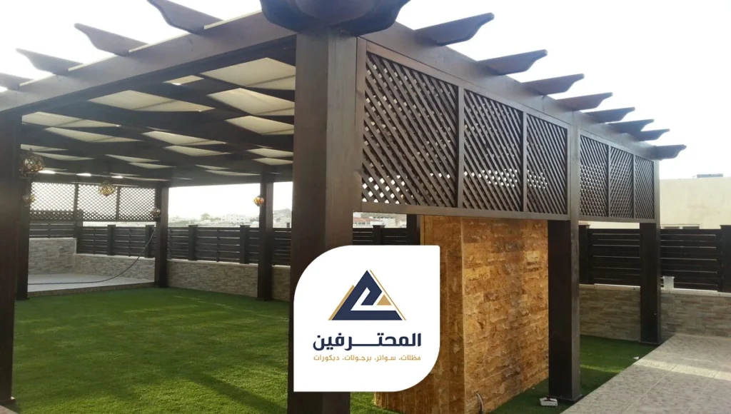 برجولات خشبية جدة جوال:0537733998 اشكال برجولات خشبية ومعدنية في جده
