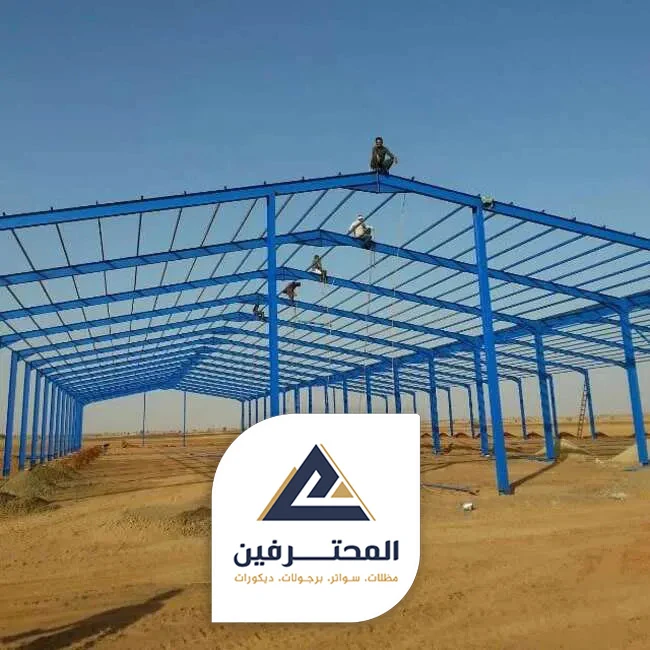 بناء هناجر حديد جده