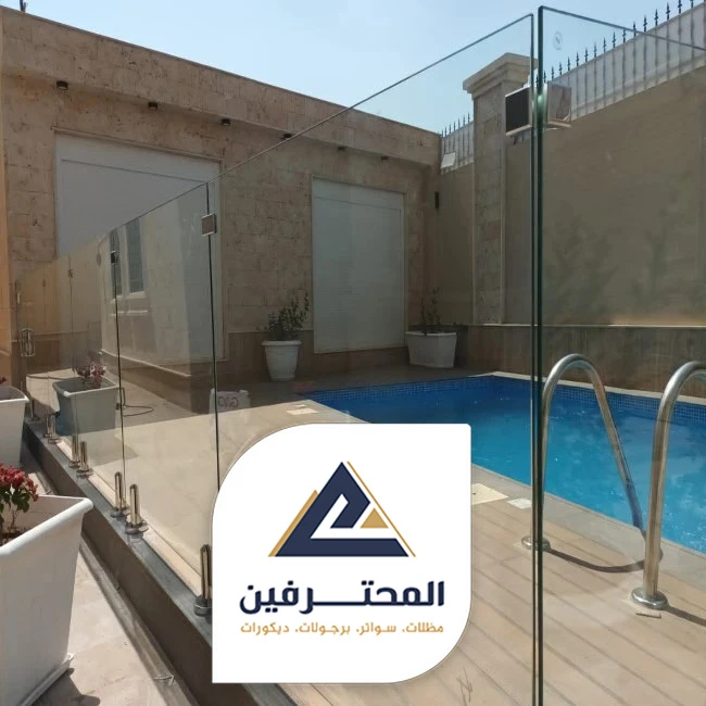تركيب زجاج ثابت ومتحرك