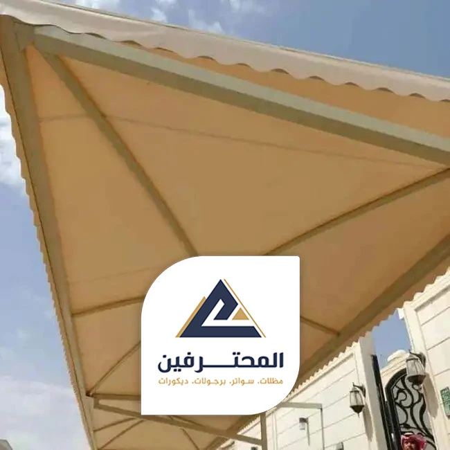 تركيب مظلات هرمية جده