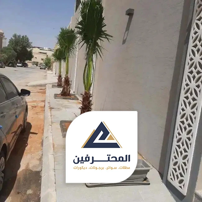 تنسيق حدائق تحت الدرج بجدة