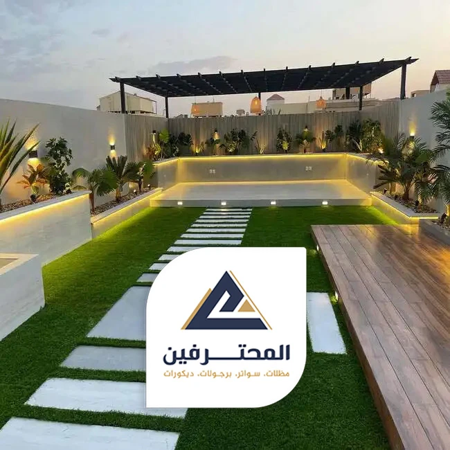 تنسيق حدائق وشلالات بجدة