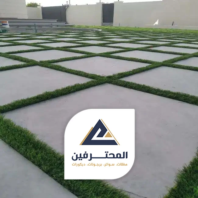 تصميم حدائق عشب صناعي بجدة