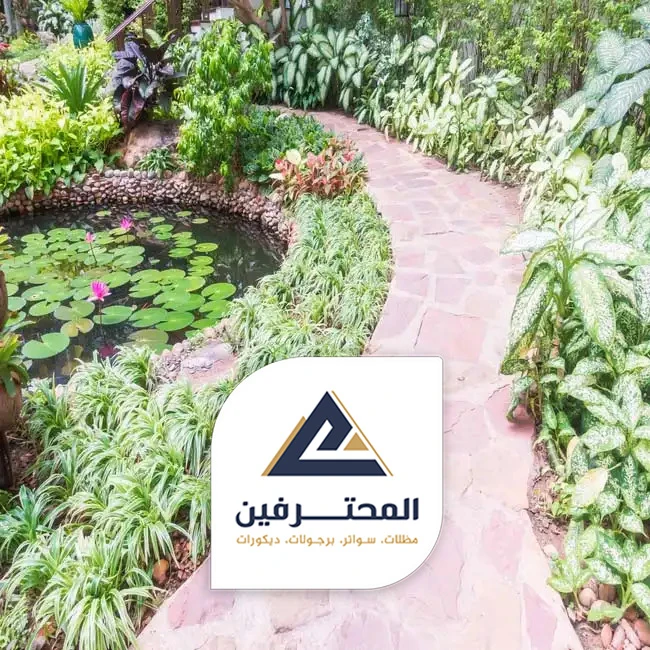 تنسيق حدائق وشلالات بجده