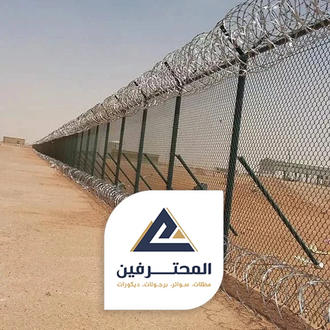 سور شبك حديد في جدة