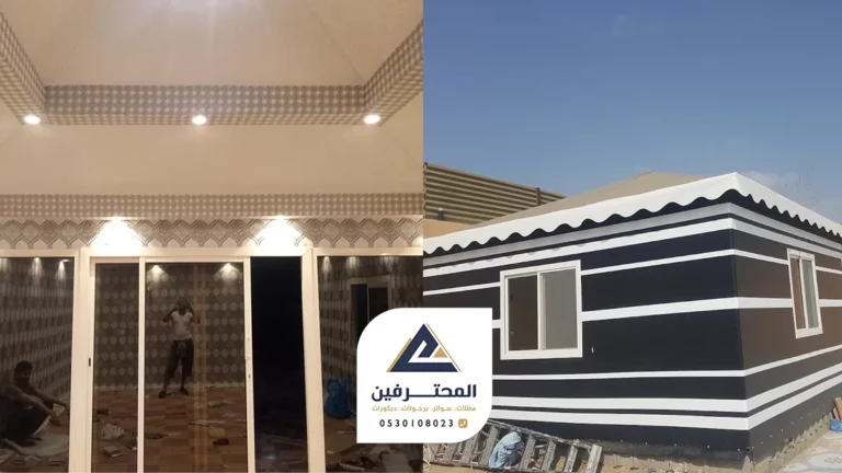 بيوت شعر جدة، خيام ملكي ، ديكور داخلي واكسسوارات لبيت الشعر