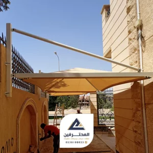 مظلات حديد وقماش في جدة