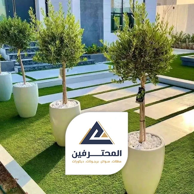 تصميم حدائق عشب صناعي بجدة