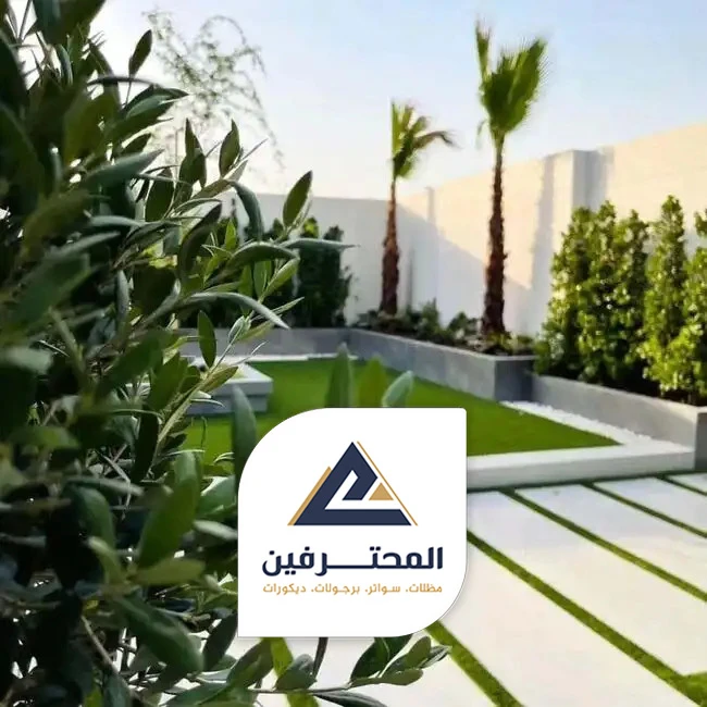 تصميم حدائق عشب صناعي جده