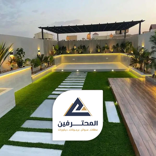 تصميم حدائق عشب صناعي في جدة