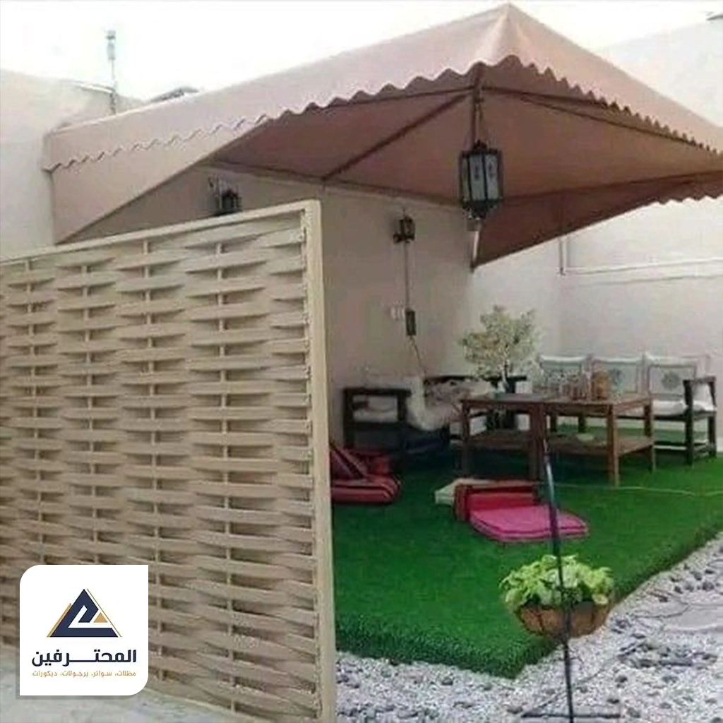 مظلات جلسات خارجية بجدة