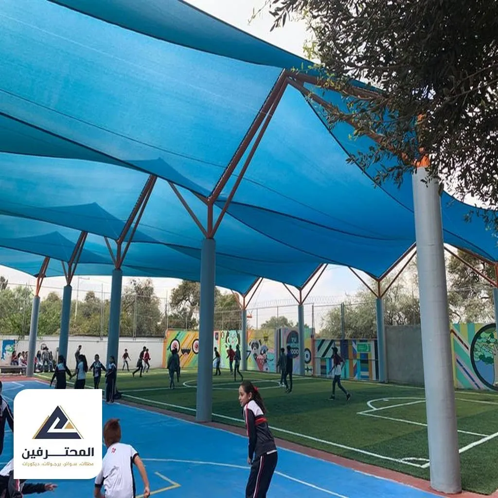 عمل مظلات ملاعب معلقة جدة