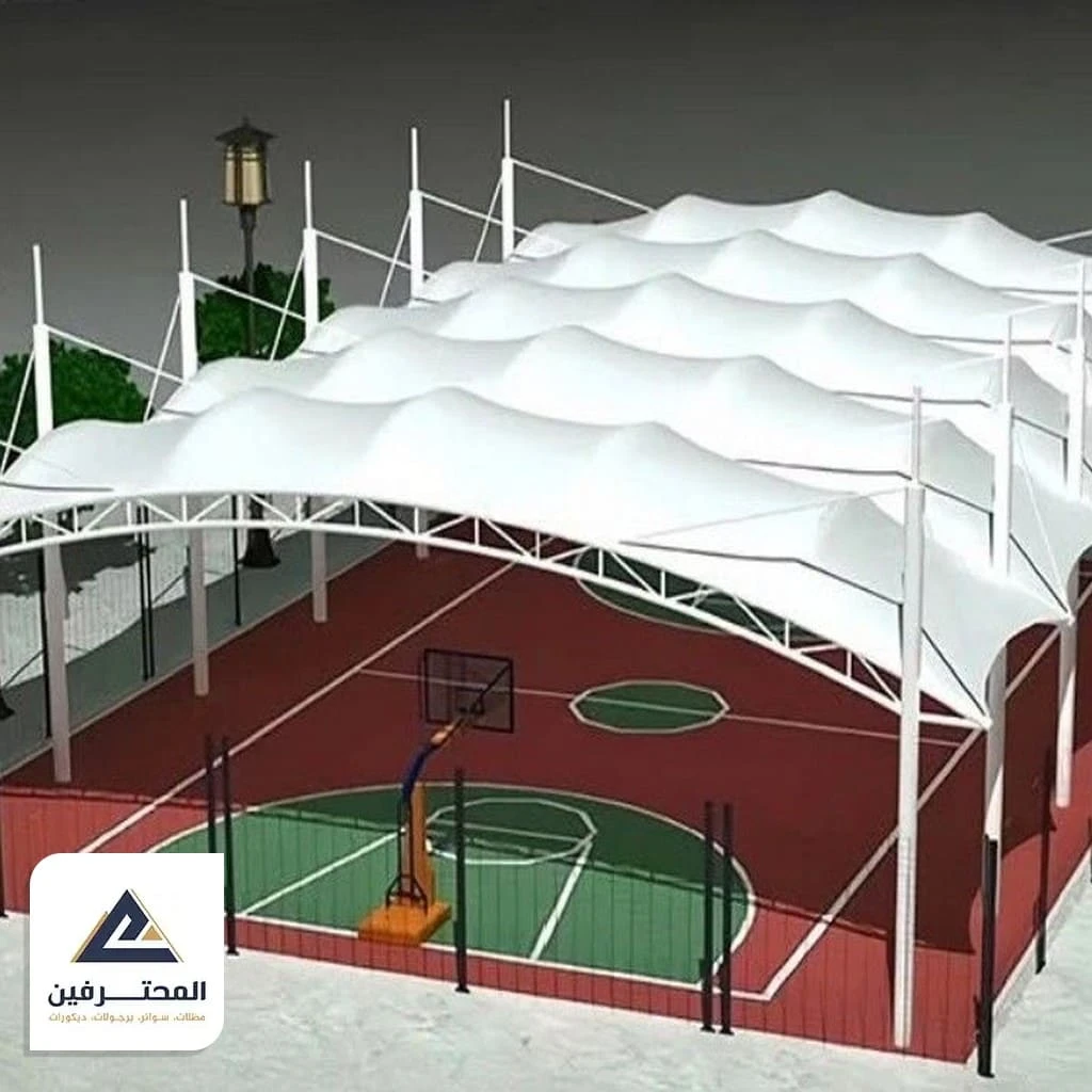 تصميم مظلات ملاعب في جدة