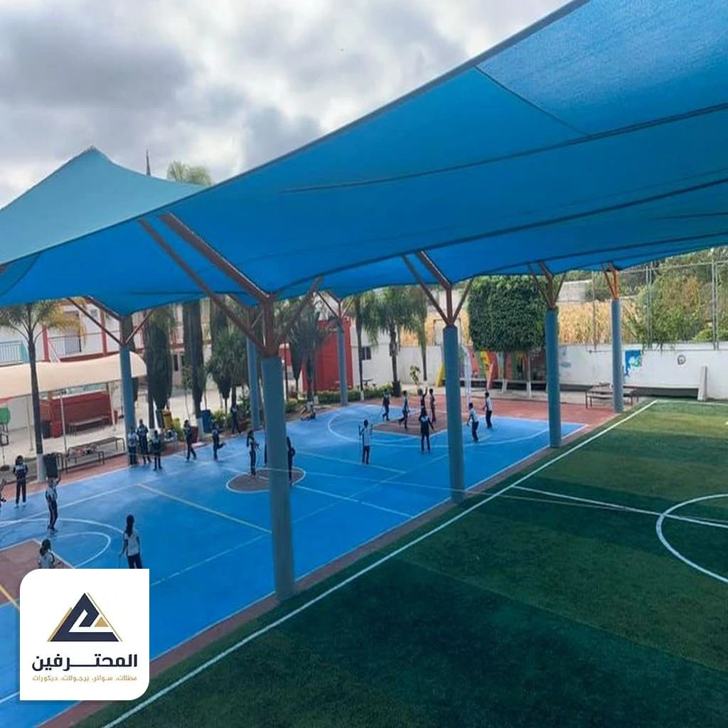 عمل مظلات ساحات ملاعب بجدة