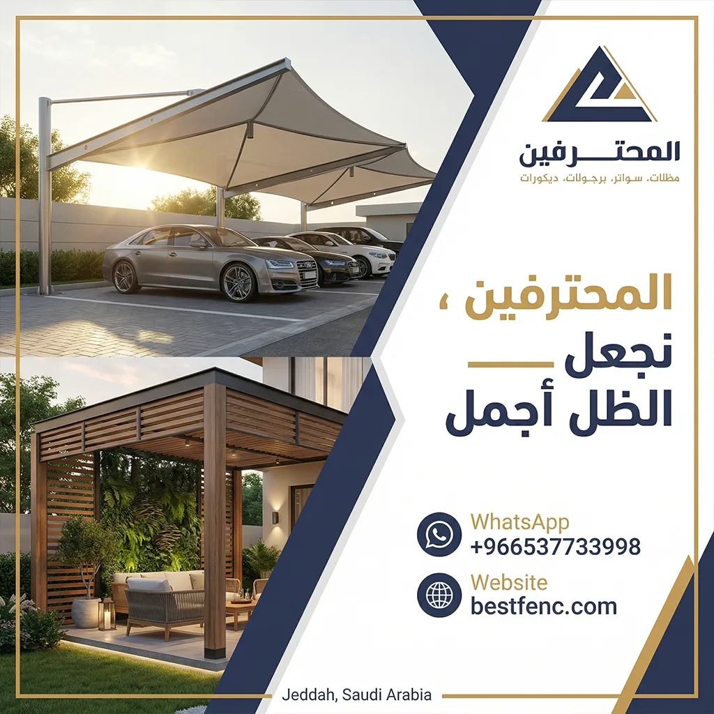 المحترفين للمظلات - مظلات وسواتر جدة